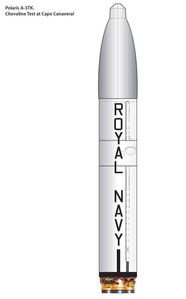 Polaris A-3TK. Chevaline Test at Cape Canaveral Polaris A-3TK. Chevaline Test at Cape Canaveral