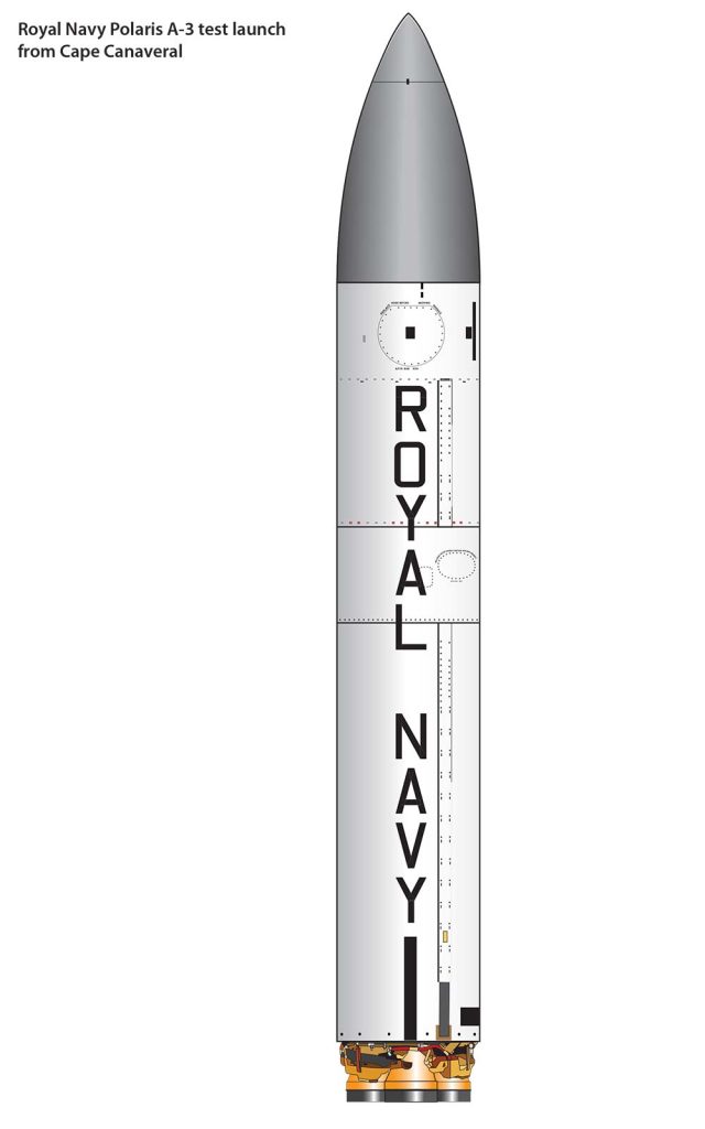 Polaris A-3 test launch from Cape Canaveral Polaris A-3 test launch from Cape Canaveral